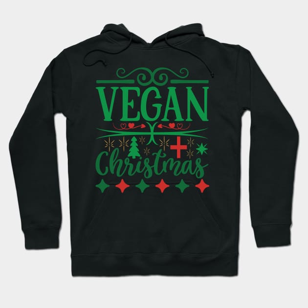 Vegan Christmas 2023, Vegan Christmas Gifts Hoodie by KindWanderer